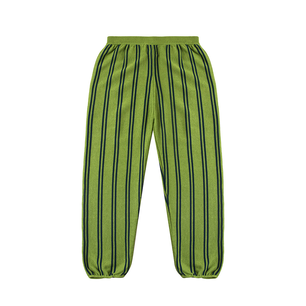 CASUAL TROUSERS (ANKLE LENGTH)
/LAWNGREEN/NAVY