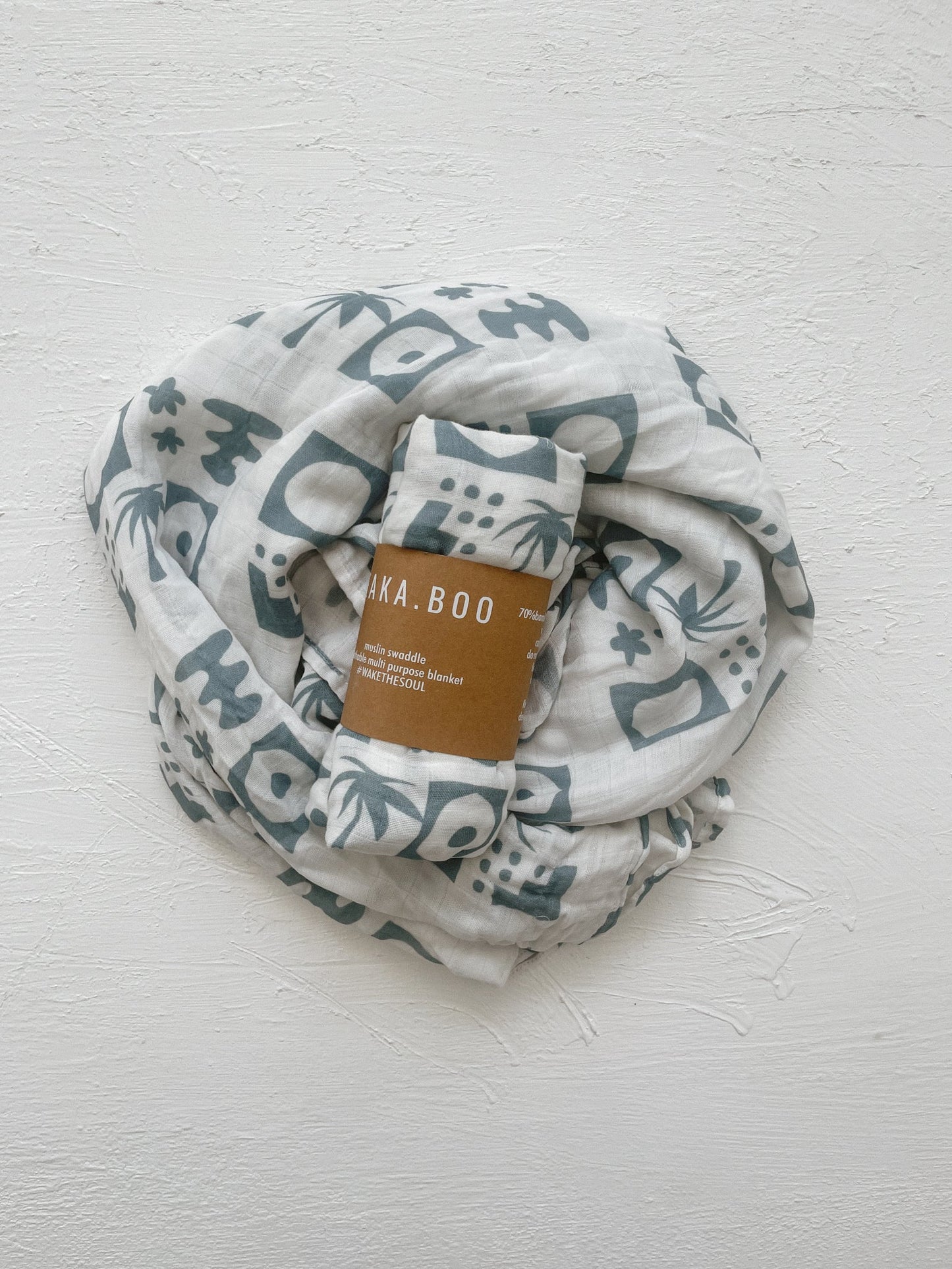 WRAP Bamboo Cotton /Umi Blue(swaddle 2BUY10%OFF)