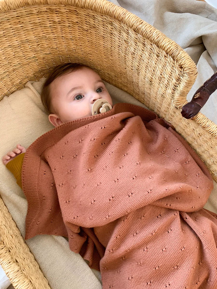 Baby Blanket Bibi (Brick)