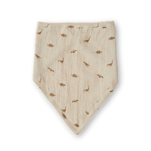 BANDANA BIB(スタイ)/Dinosaur oatmeal print(BIB 2BUY10%OFF)