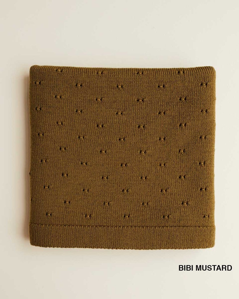 Baby Blanket Bibi (Mustard)