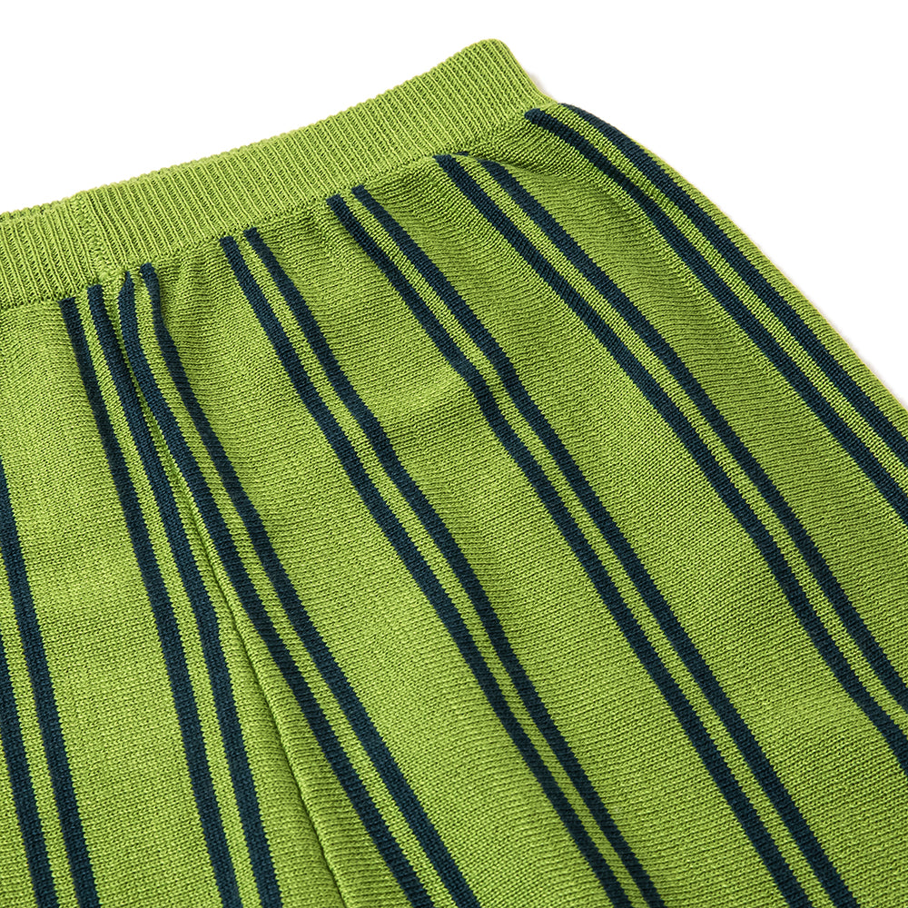 CASUAL TROUSERS (ANKLE LENGTH)
/LAWNGREEN/NAVY