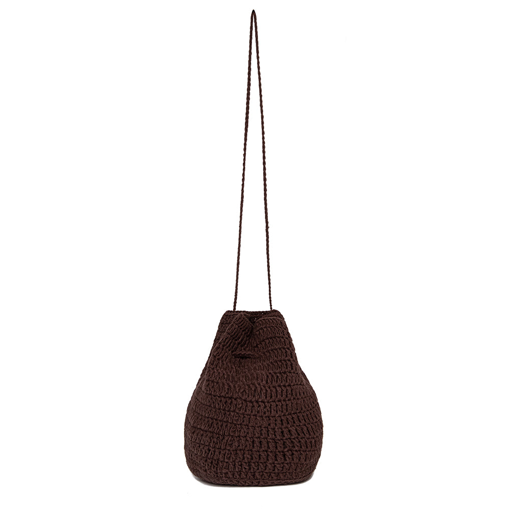 CROCHET BAG/CHOCO