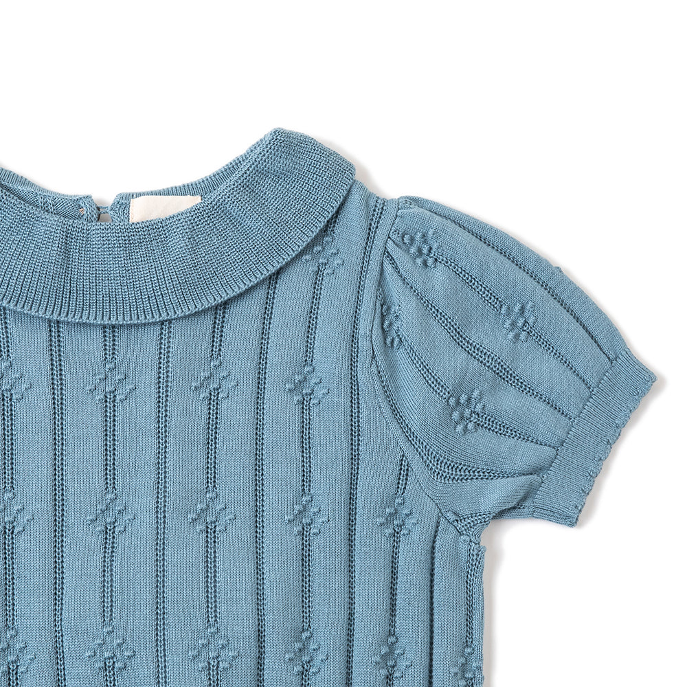 LITTLE SEED BLOUSE
/GREYISH BLUE