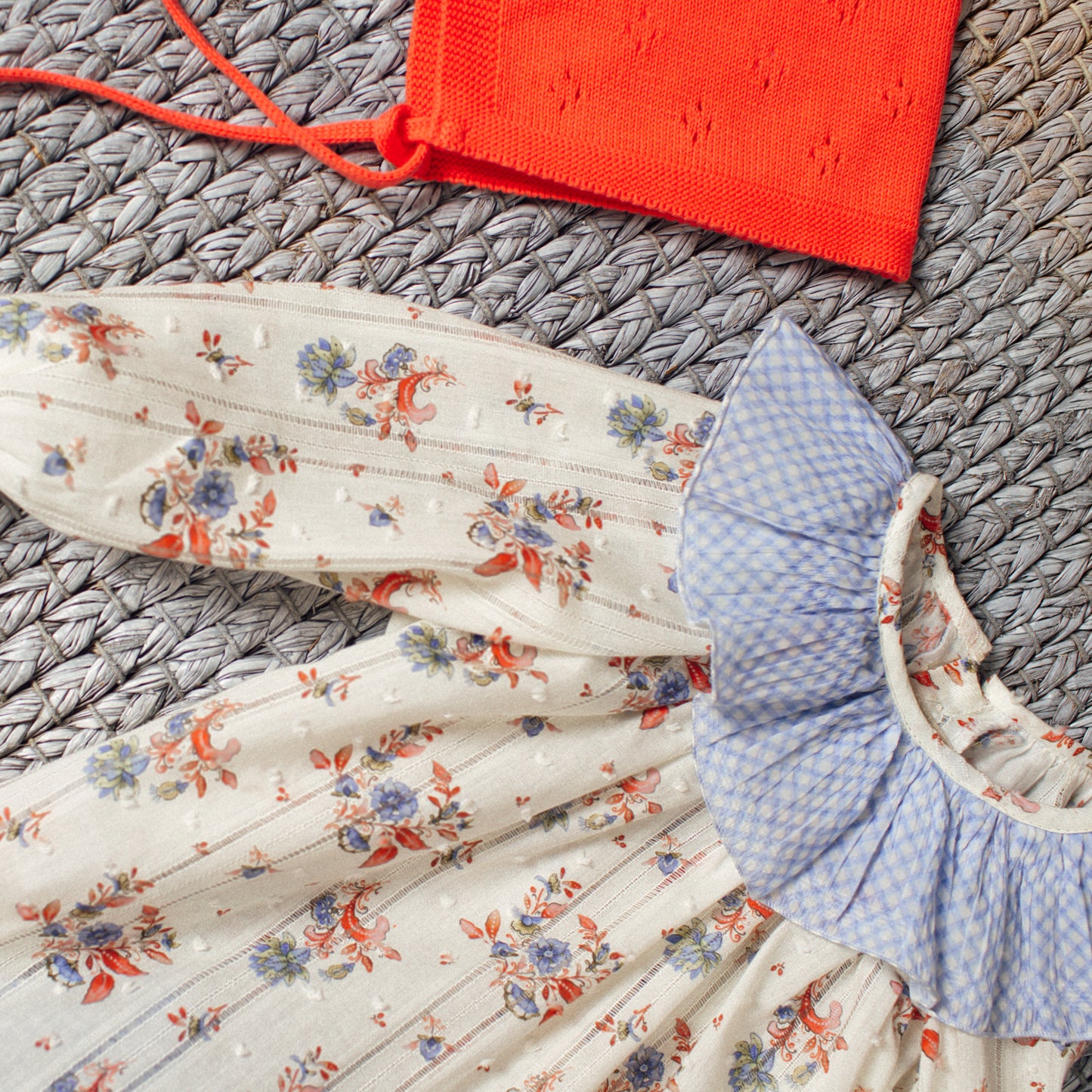 Cantina embroidery blouse&bloomer