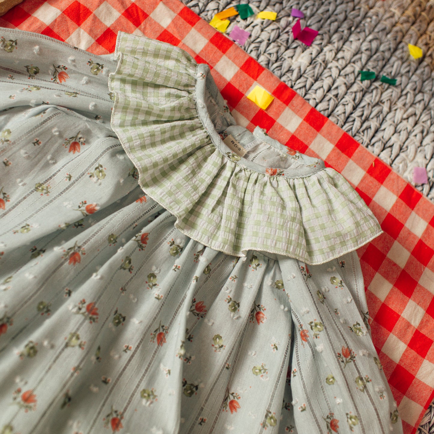【Only 1 left】Vereda embroidery blouse&bloomer