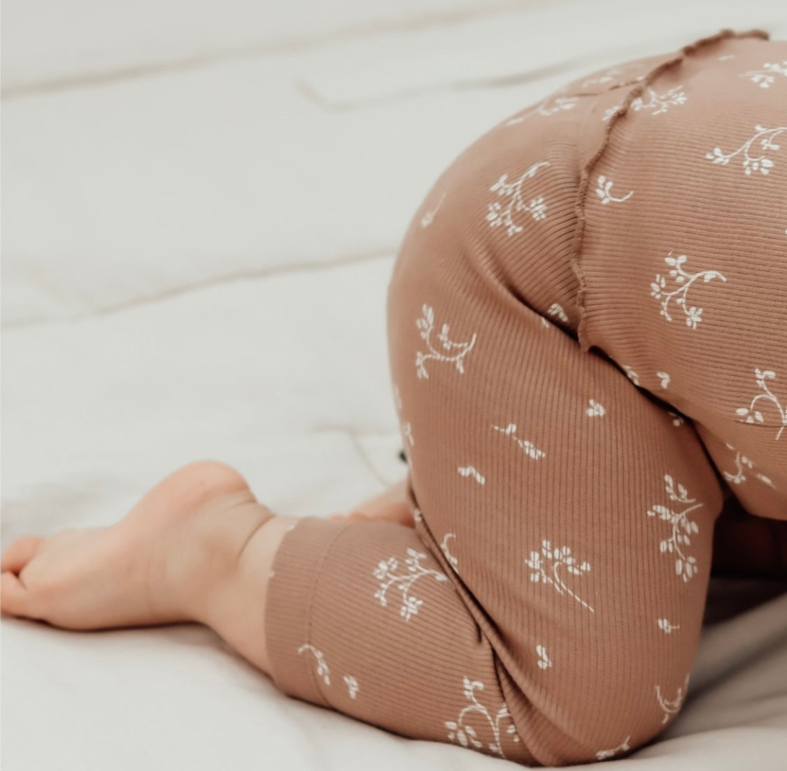 COCOTTE baby LEGGINGS/Secret garden Cocoa