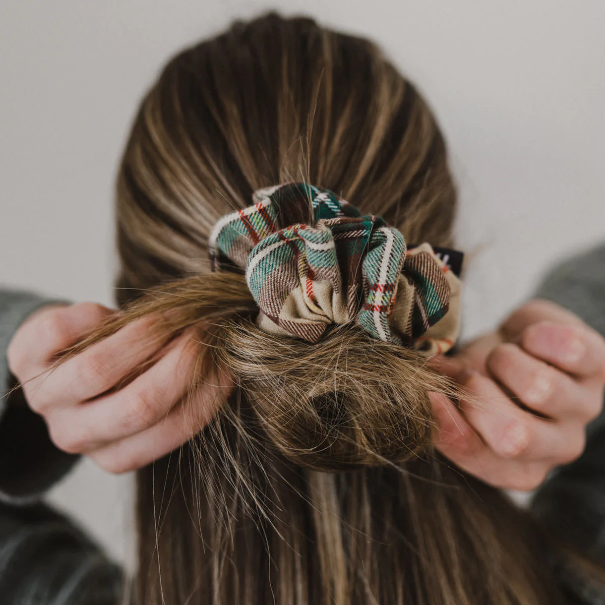 Joey Mini - Beige Plaid