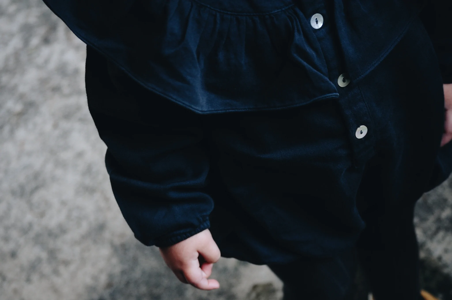 INES LONG SLEEVES BODY/Charcoal