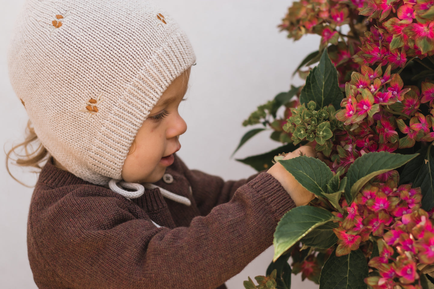 TITETE KNITTED bonnet /Pistachio shell Melange