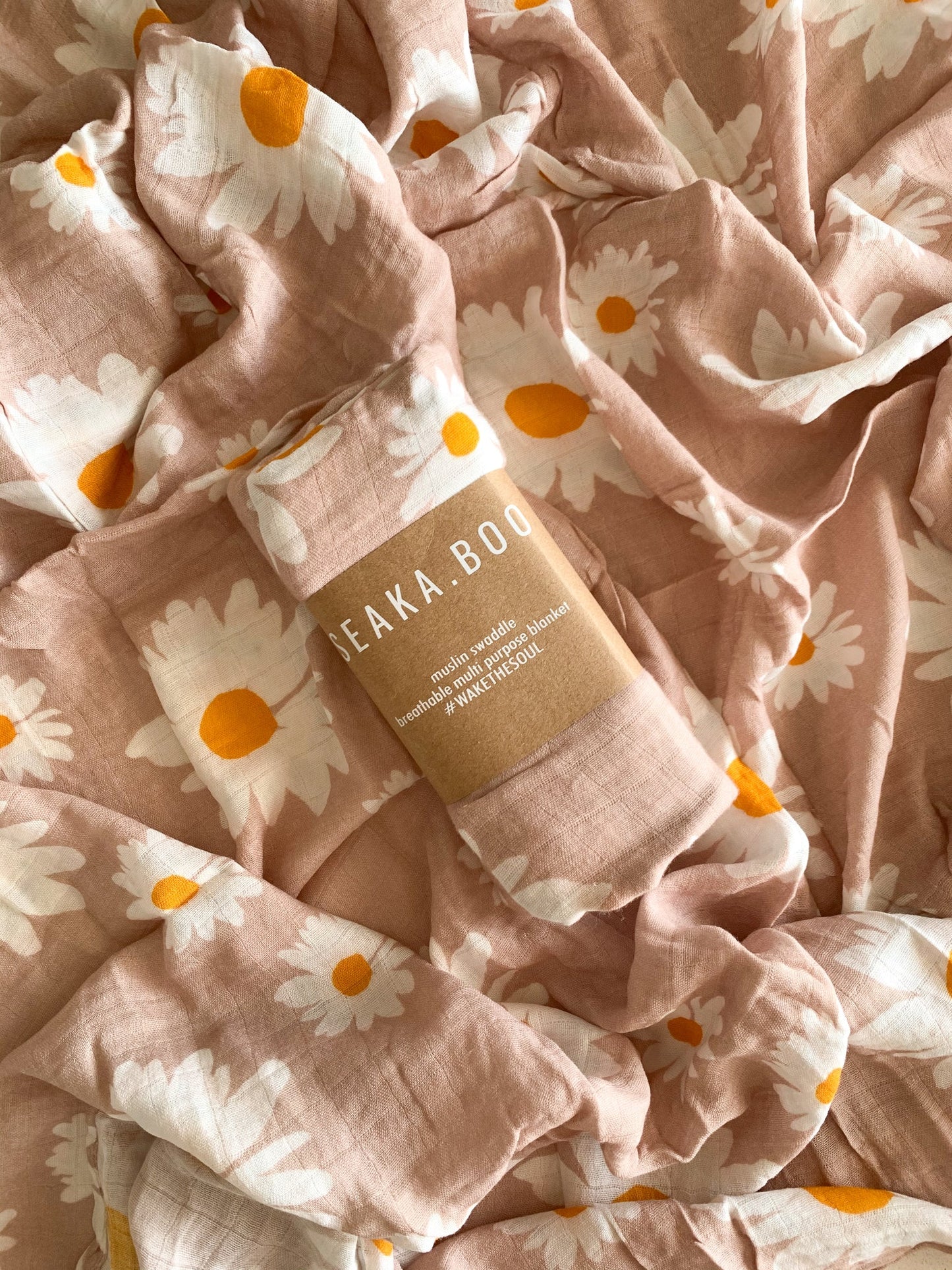 WRAP Bamboo Cotton /Daisy Chain(swaddle 2BUY10%OFF)