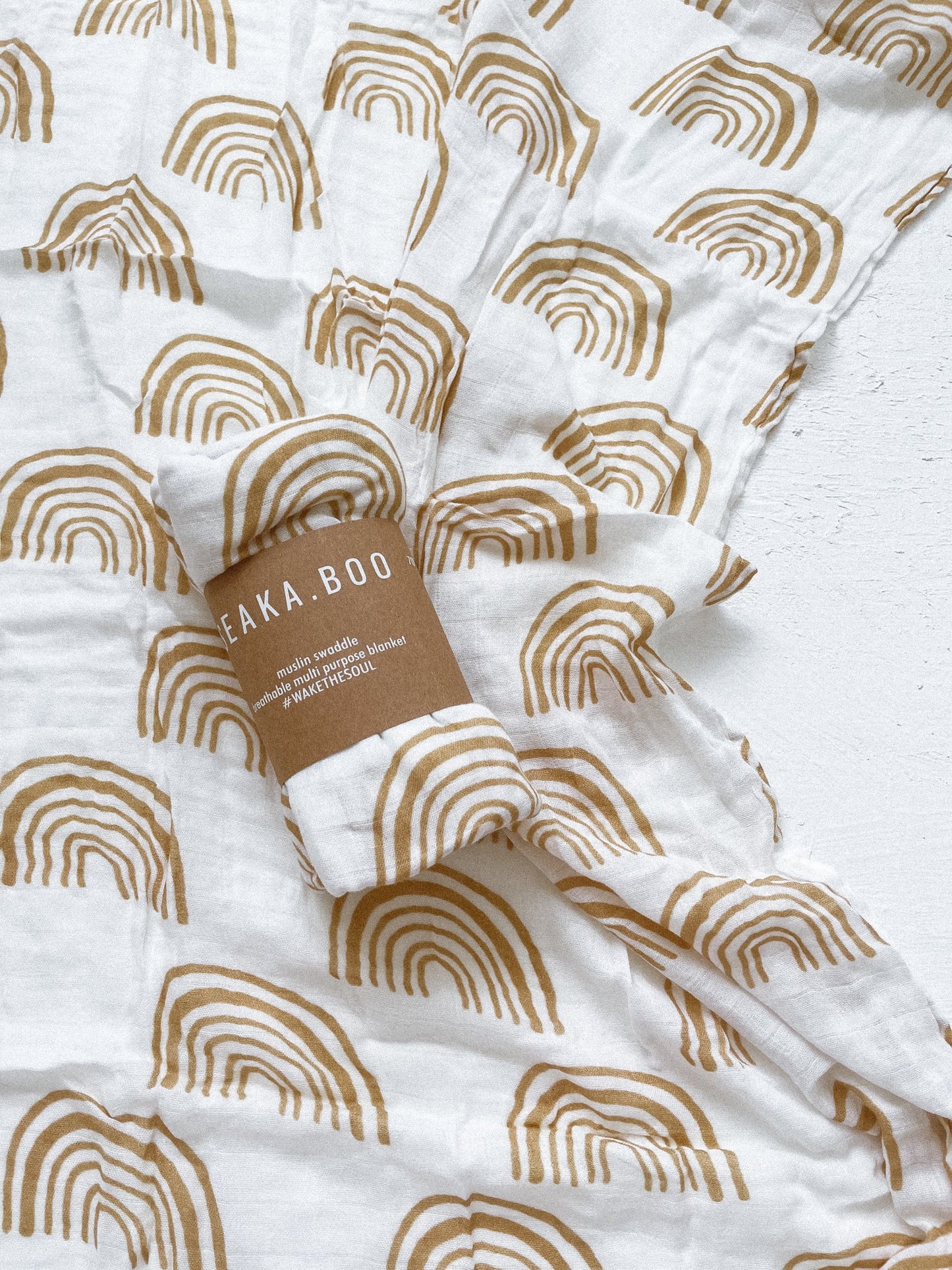 WRAP Bamboo Cotton /Nude Rainbow(swaddle 2BUY10%OFF)