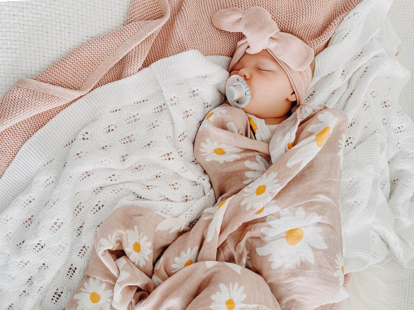 WRAP Bamboo Cotton /Daisy Chain(swaddle 2BUY10%OFF)