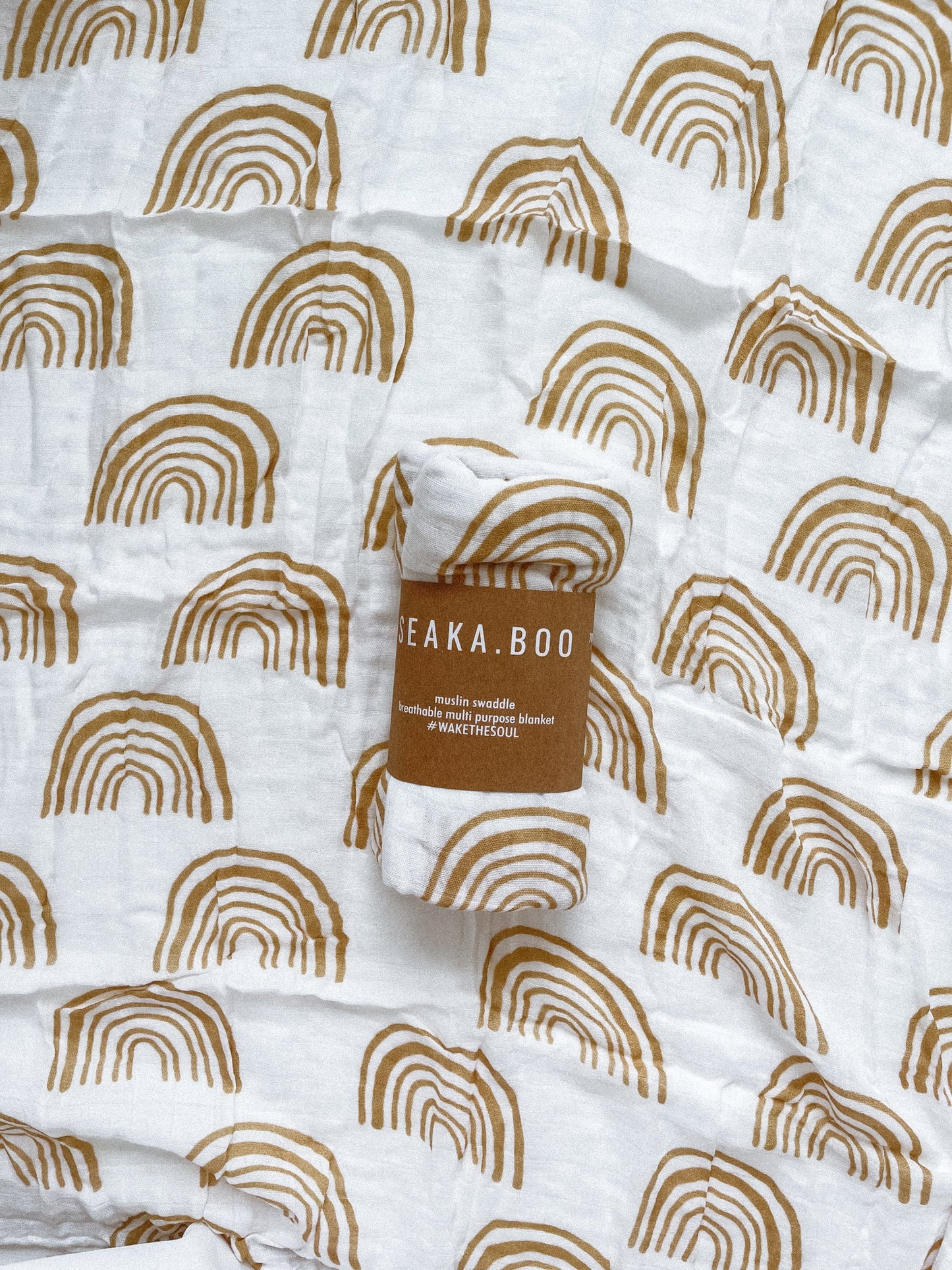 WRAP Bamboo Cotton /Nude Rainbow(swaddle 2BUY10%OFF)