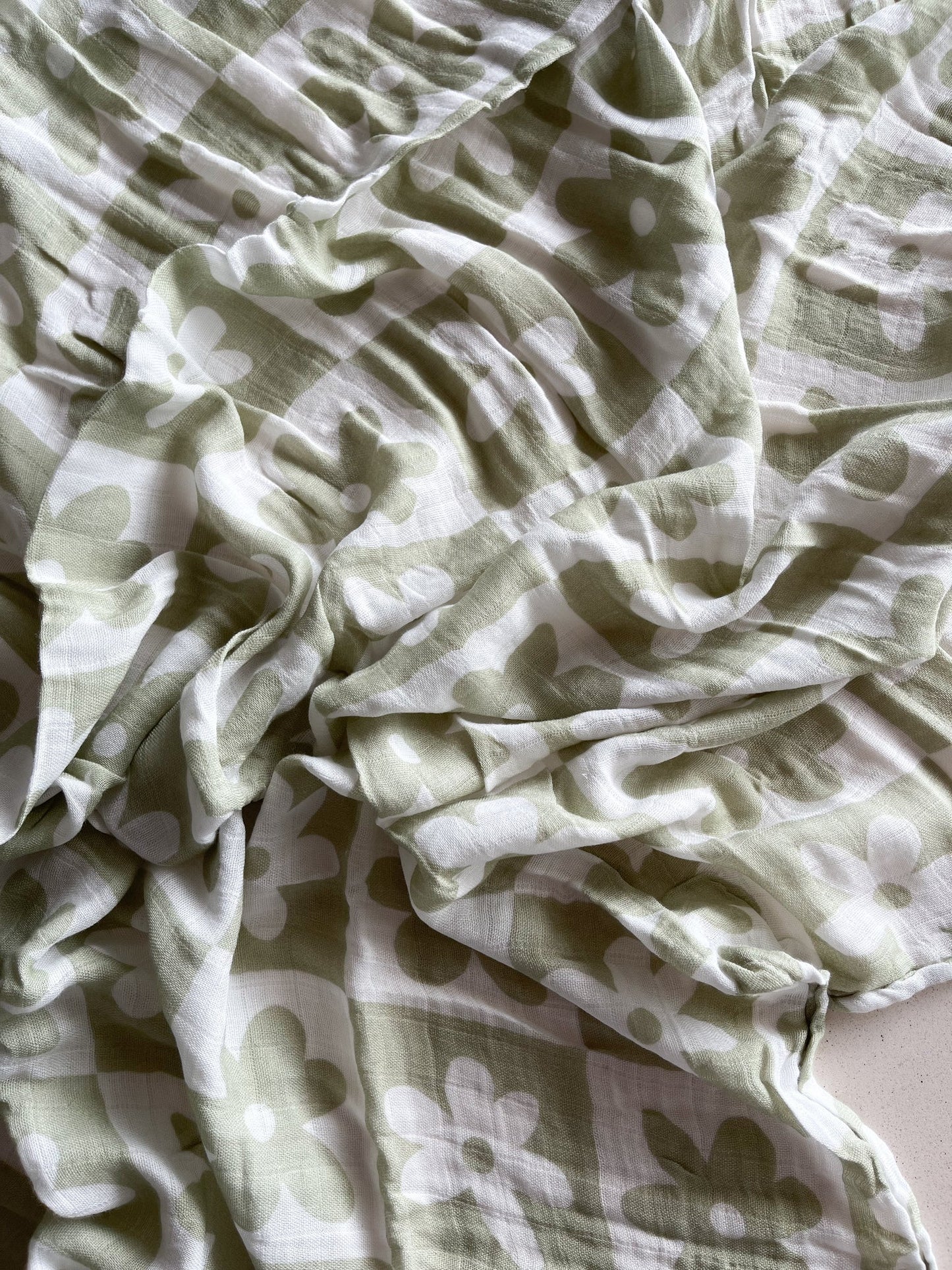 WRAP Bamboo Cotton /Sage Soli(swaddle 2BUY10%OFF)