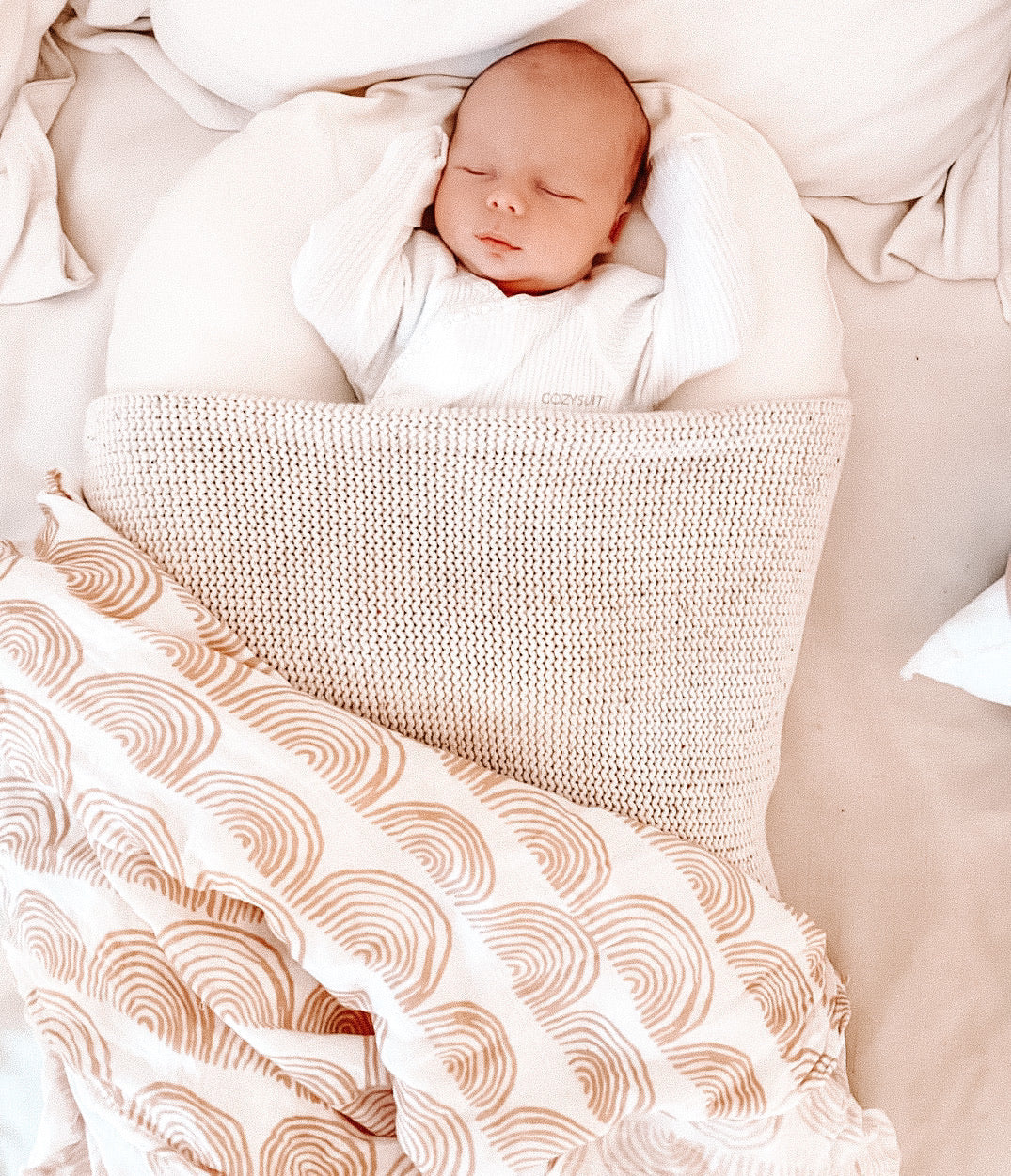 WRAP Bamboo Cotton /Nude Rainbow(swaddle 2BUY10%OFF)