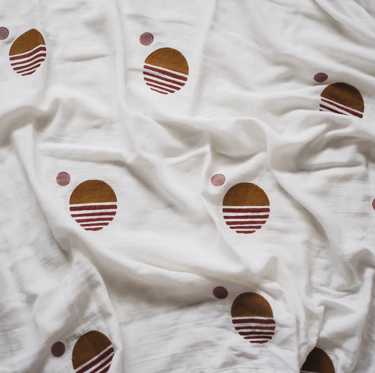 Extra large muslin wrap /Sunset(swaddle 2BUY10%OFF)