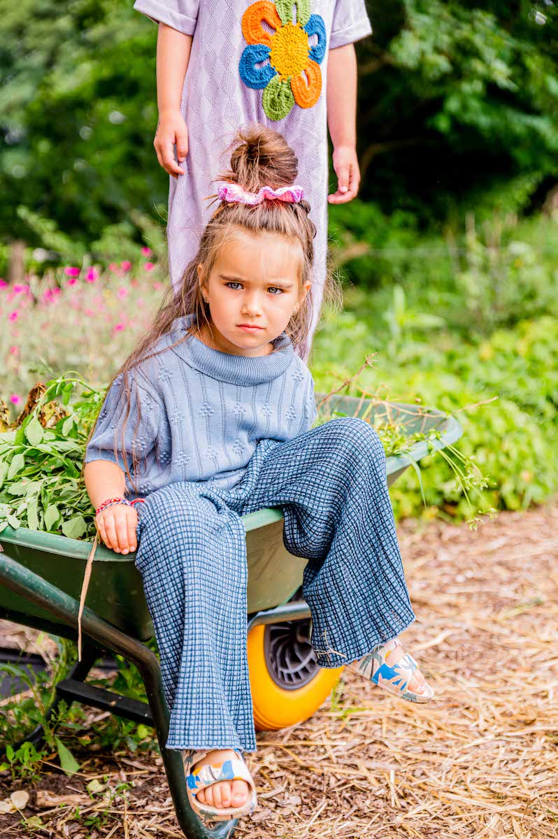 LITTLE SEED BLOUSE
/GREYISH BLUE