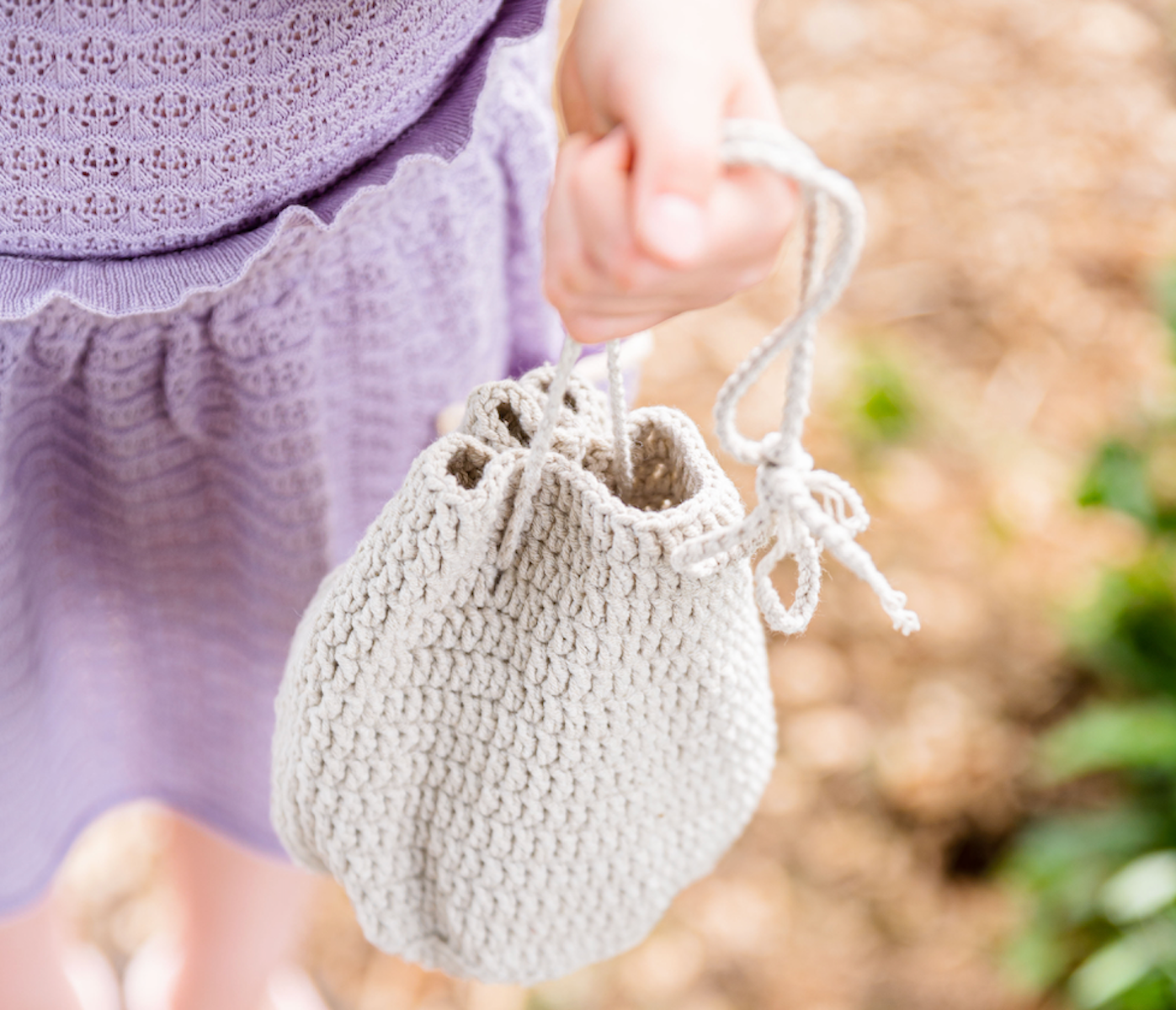 CROCHET BAG/CREAM