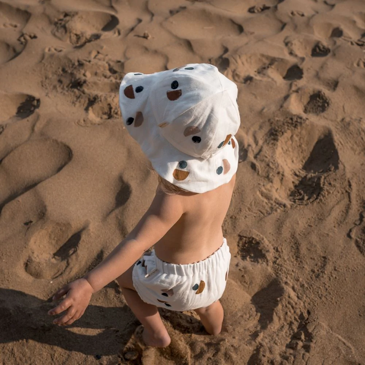 Organic Cotton Sun Hat /Moon