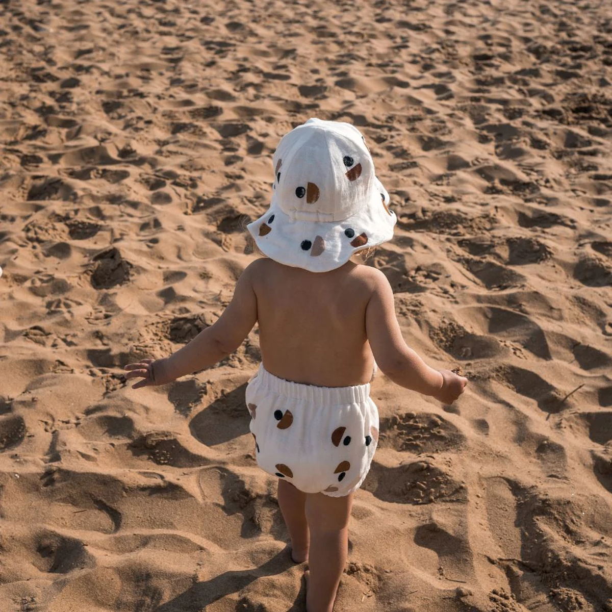 Organic Cotton Sun Hat /Moon