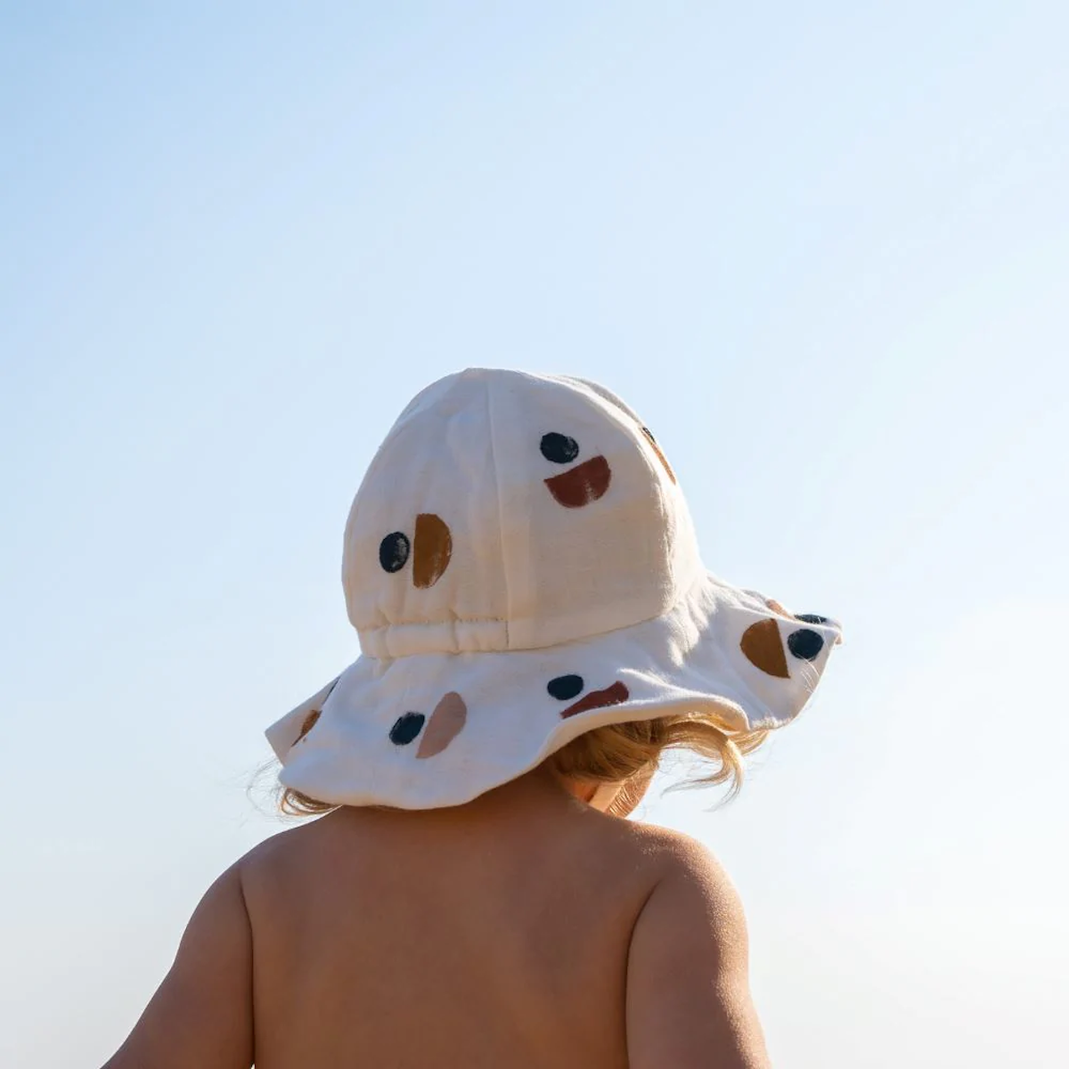 Organic Cotton Sun Hat /Moon
