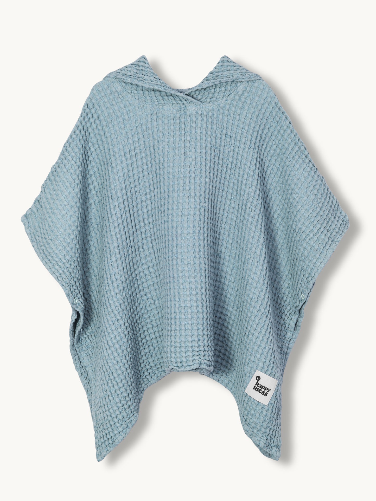 waffle
poncho/sky blue