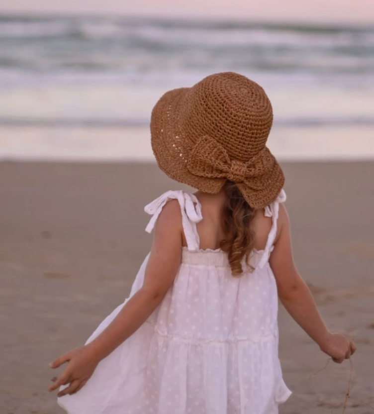 bow peep straw hat