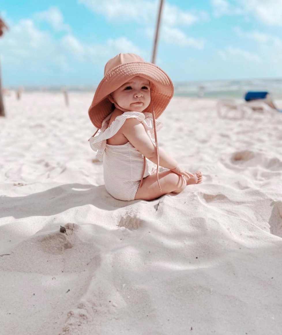 floppy hat | swim | cocoa