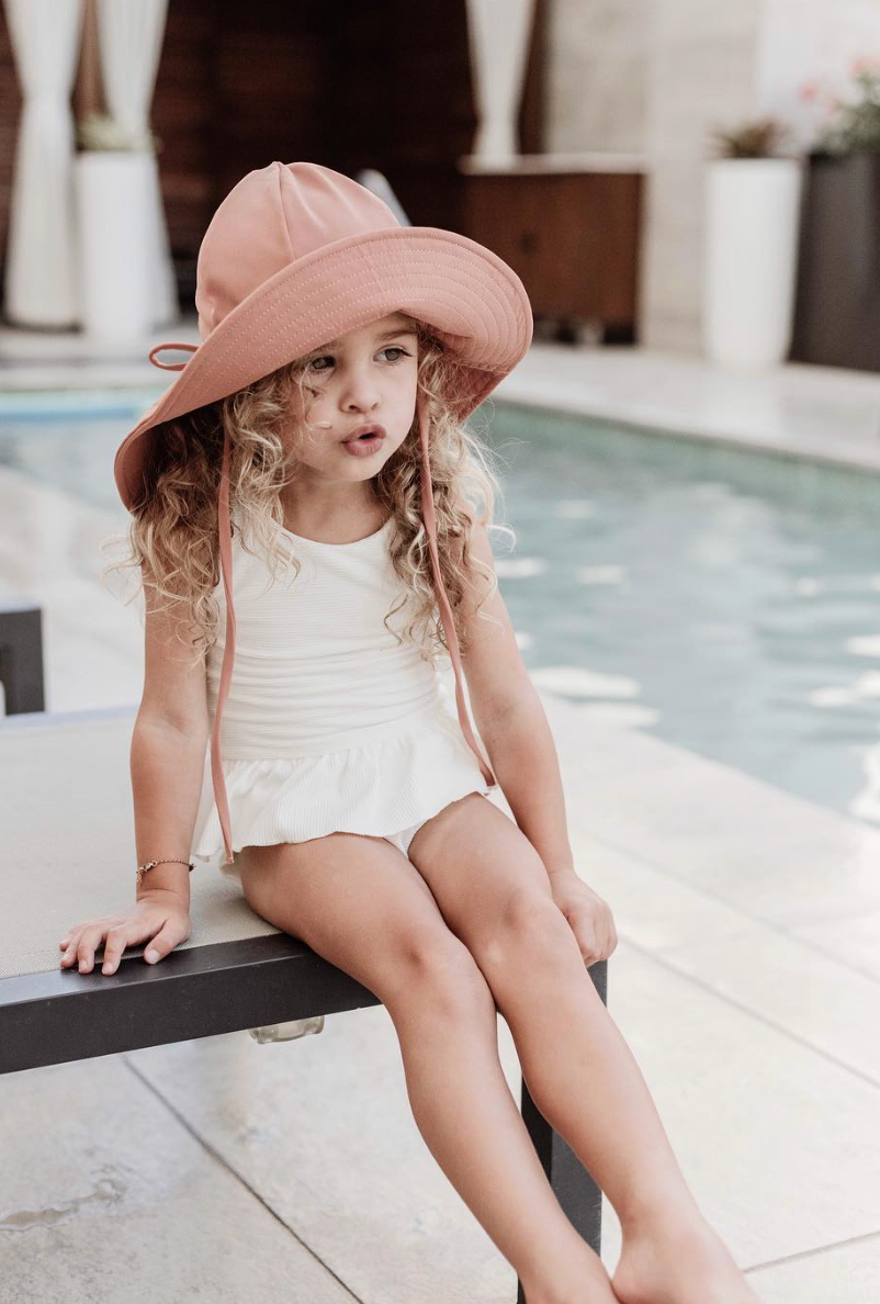 floppy hat | swim | cocoa