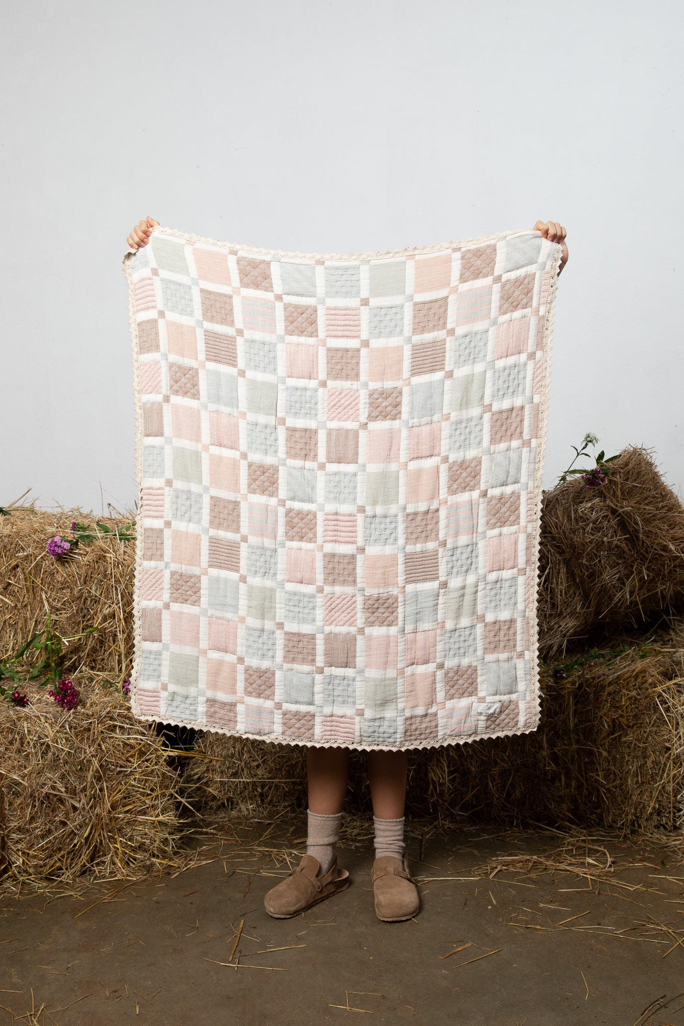 【送料無料】Patchwork Blanket/Mellow