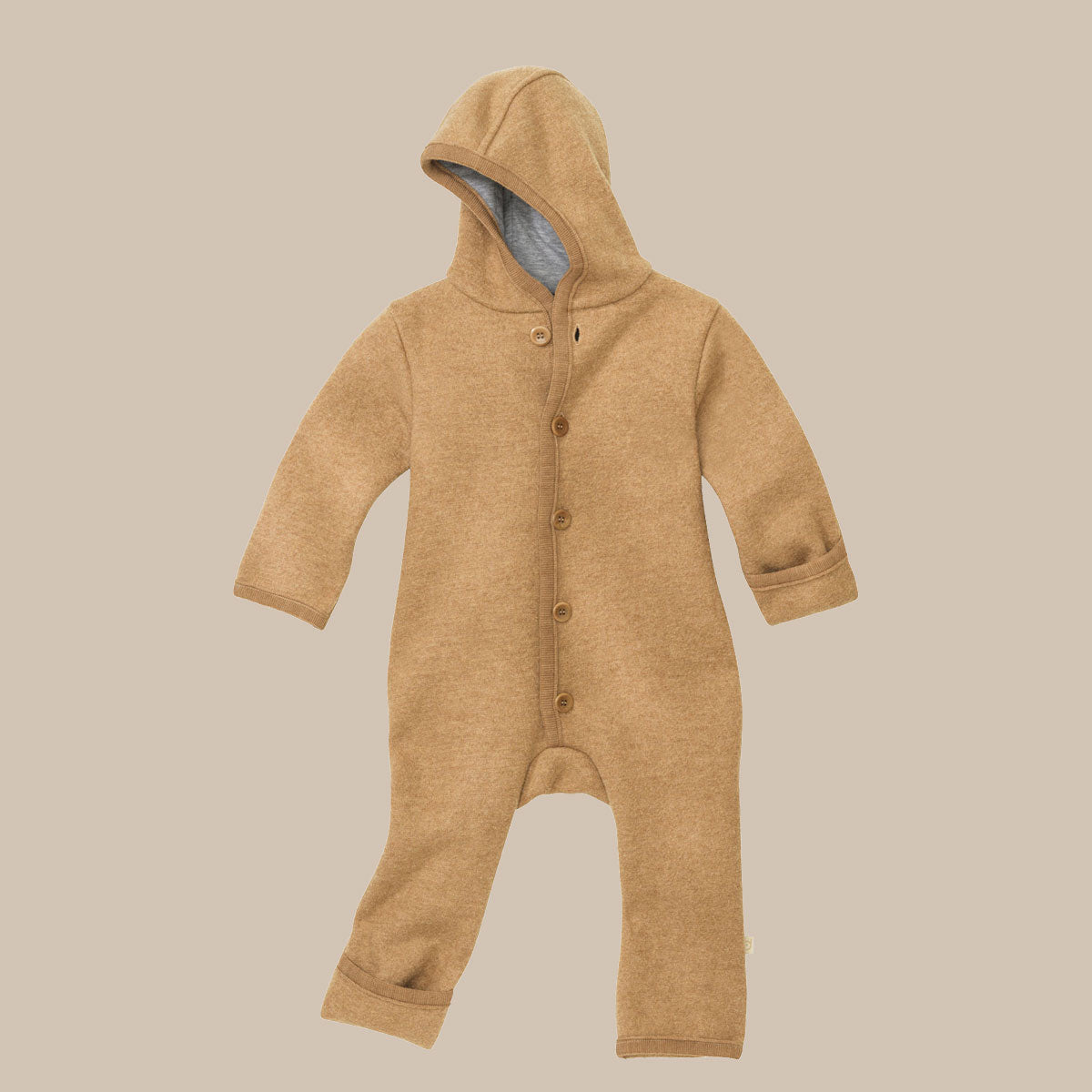 Boiled Wool Overall/caramel