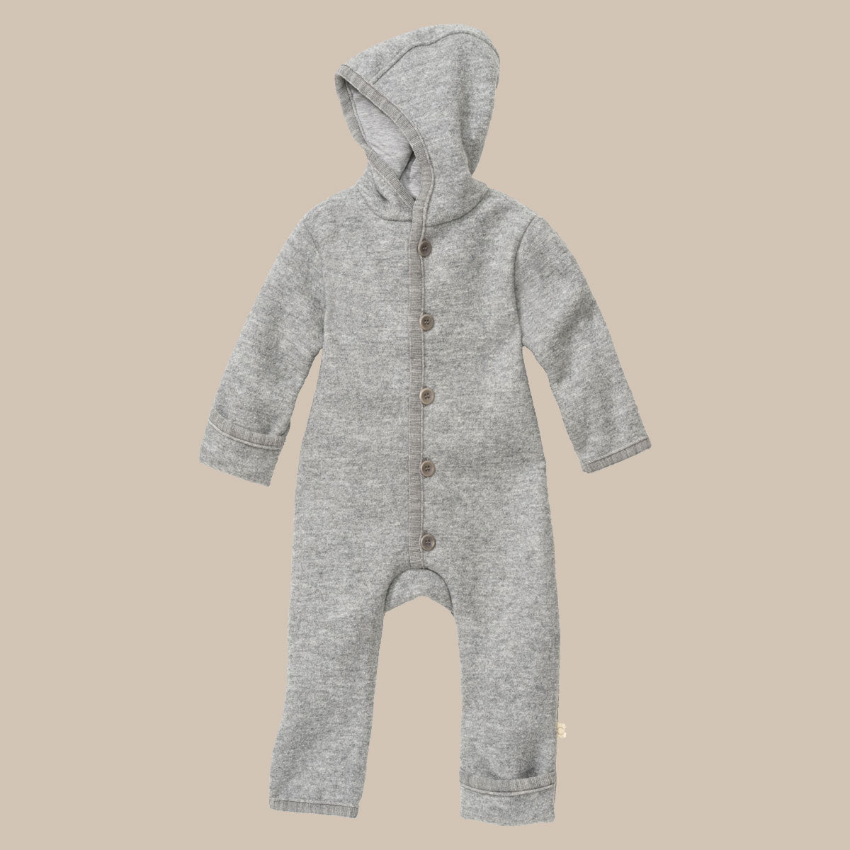 Boiled Wool Overall/grey
