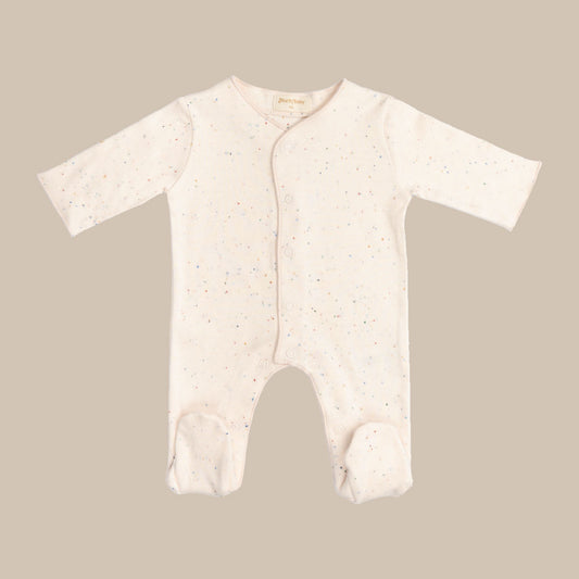 Organic Baby Onesie/IVORY PINK