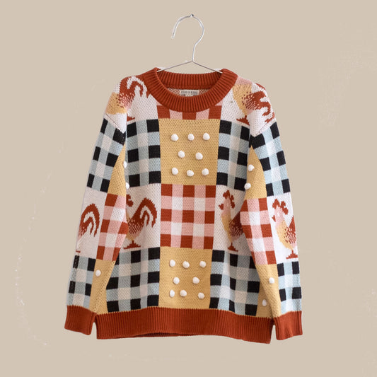 CHICKEN SWEATER/MULTICOLOR KNITTED