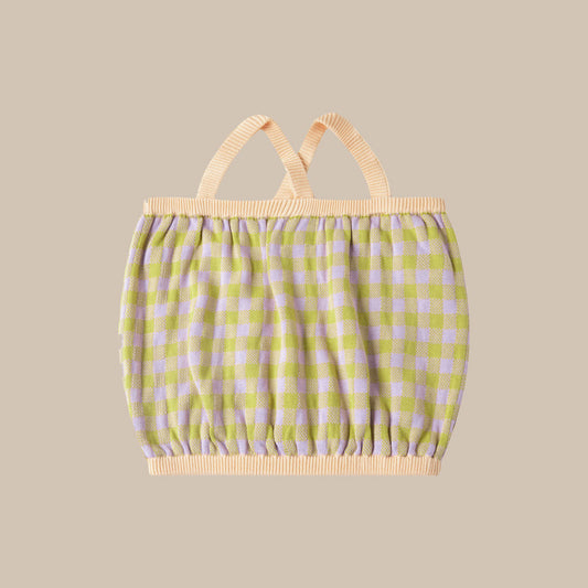 COLOURED CAMISOLE/LIME/LIGHT PURPLE