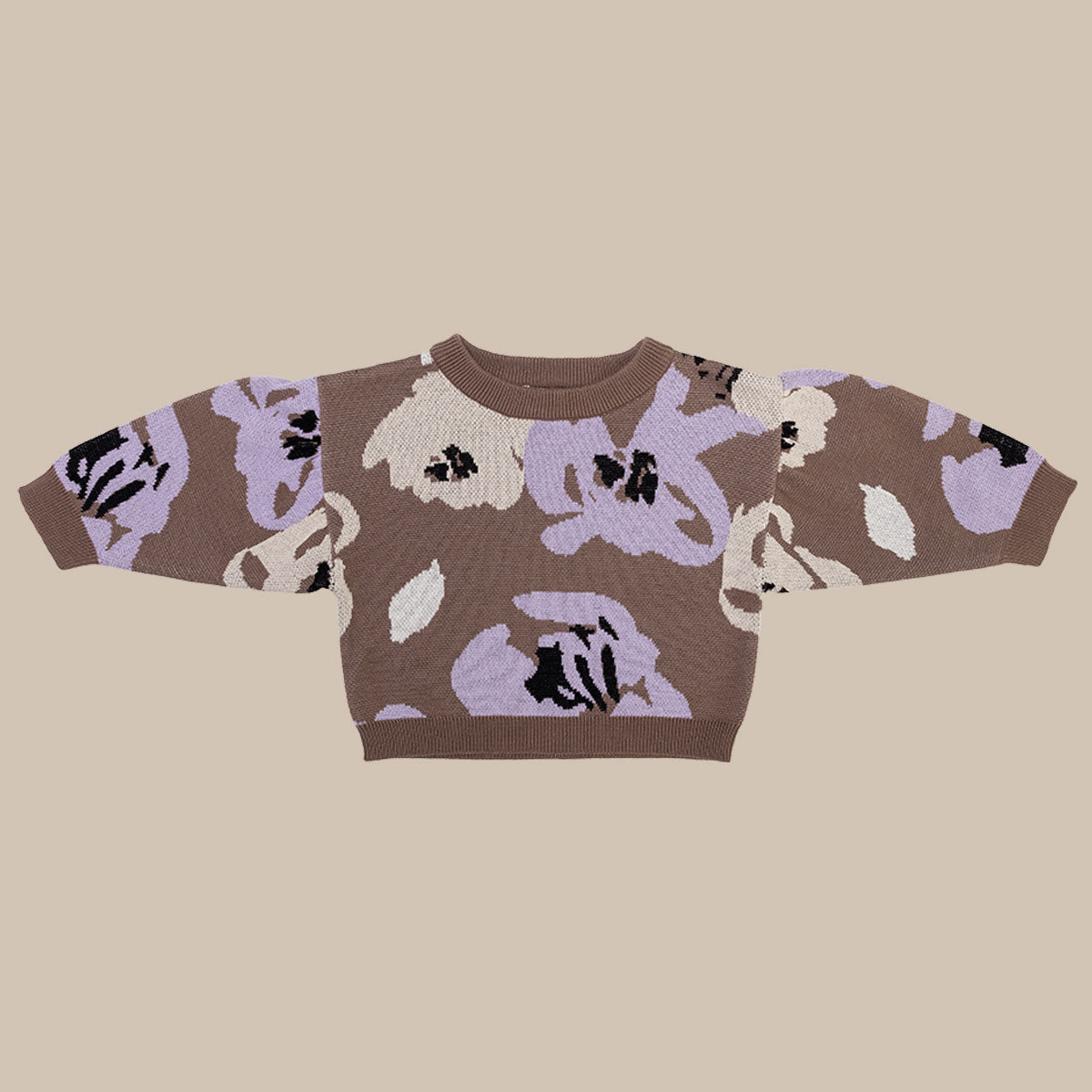 Organic Abstract Rosie Pull Over