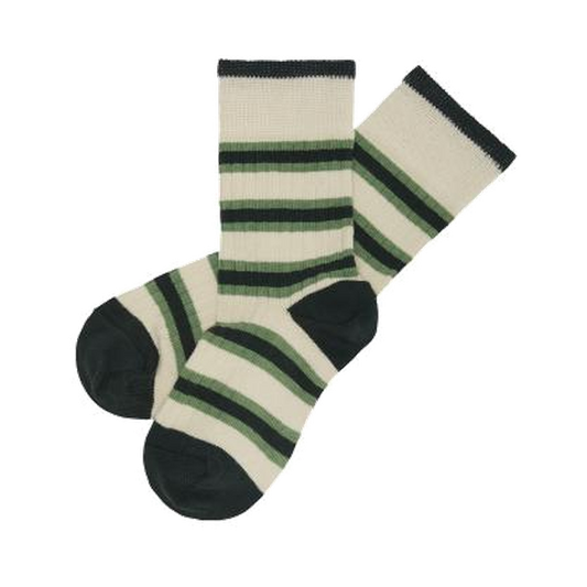 Stripe Socks/DEEP GREEN