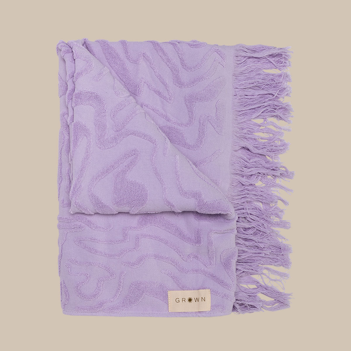 Ripple Kids Towel - Lilac