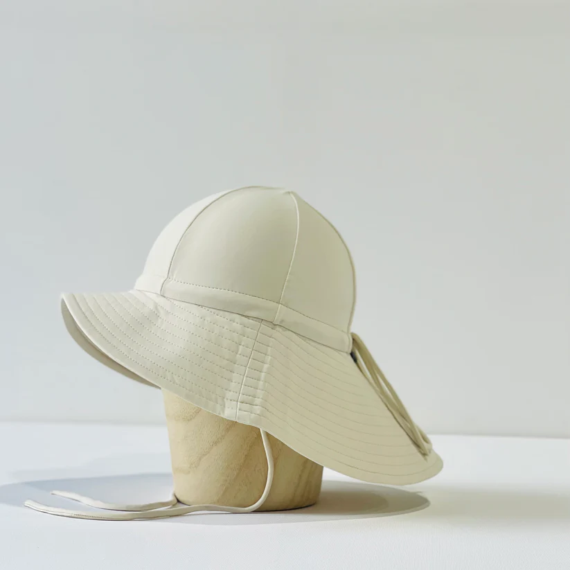 floppy hat | swim | cream