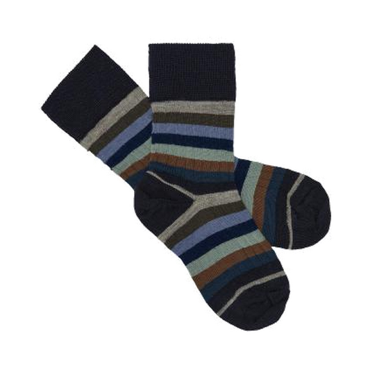 Classic Striped Socks/DARK NAVY/MULTI STRIPE