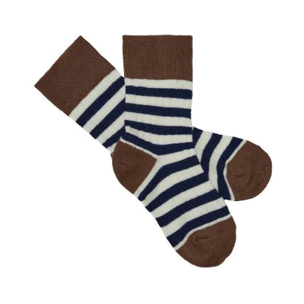 Classic Striped Socks/AMBER/ROYAL BLUE