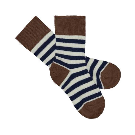 Classic Striped Socks/AMBER/ROYAL BLUE