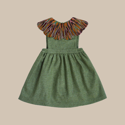 Cordelia Pinafore/Dried Moss