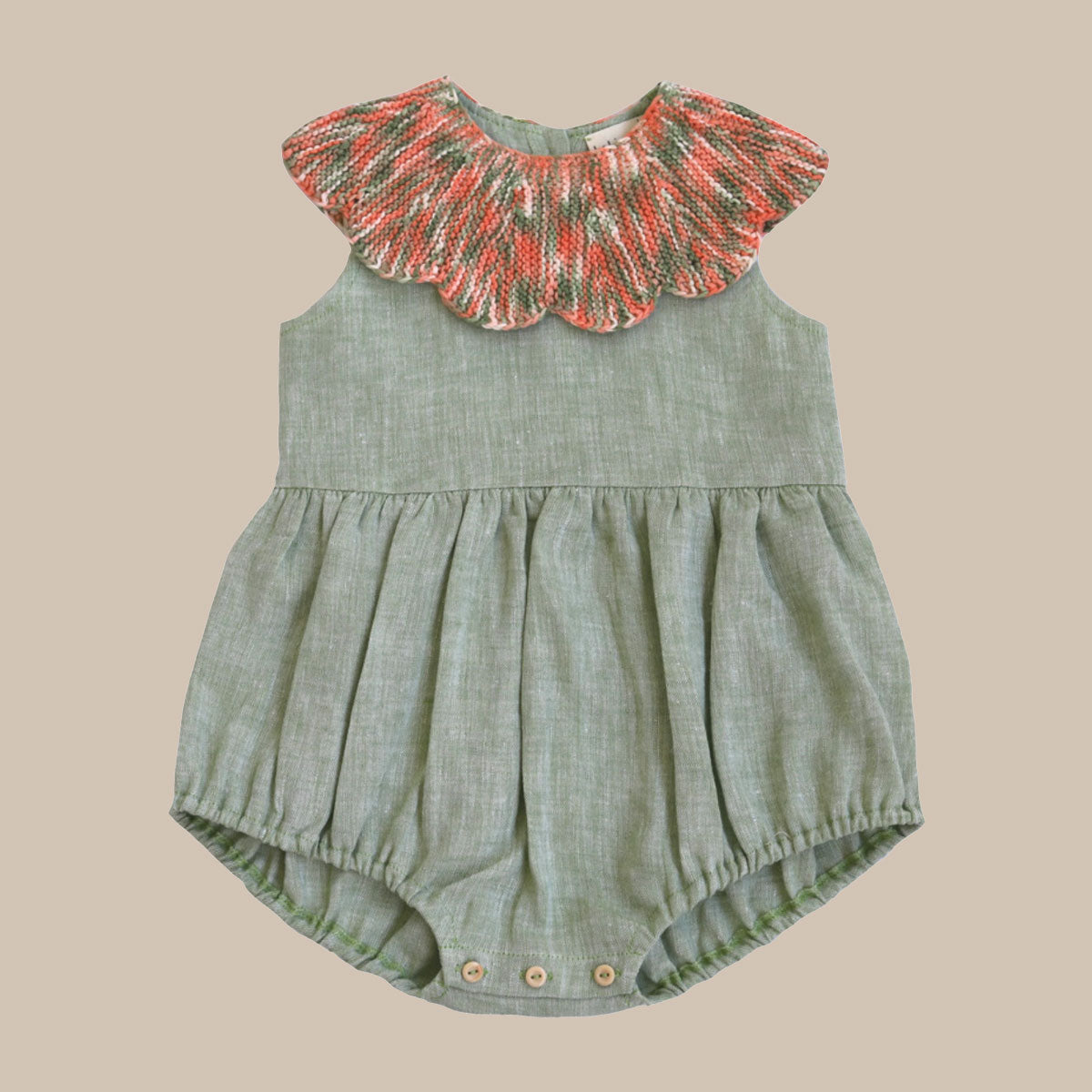 Cordelia Romper/Sage Sunset