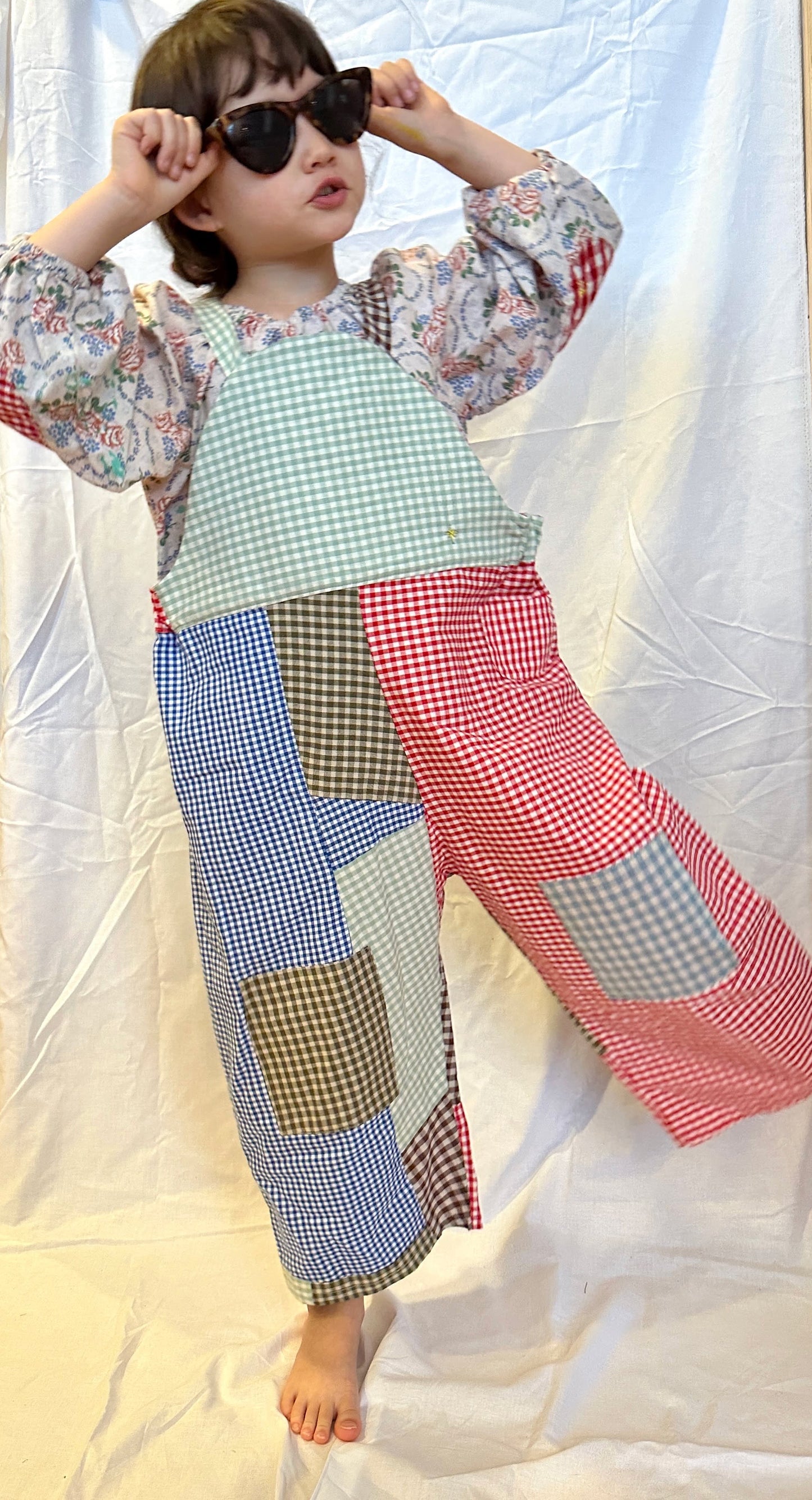 【one&only】Jumpsuit/Mixed DGingham