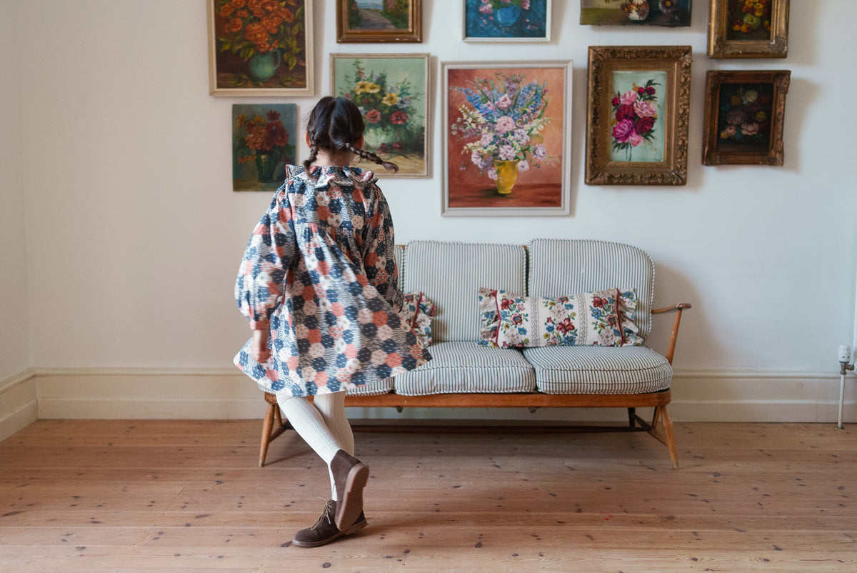 Olivia Dress/Patchwork Floral