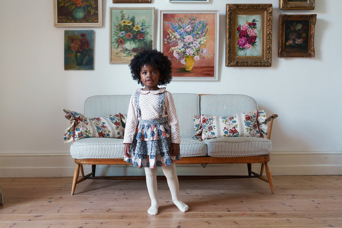 Aria Rara Skirt/Patchwork Floral