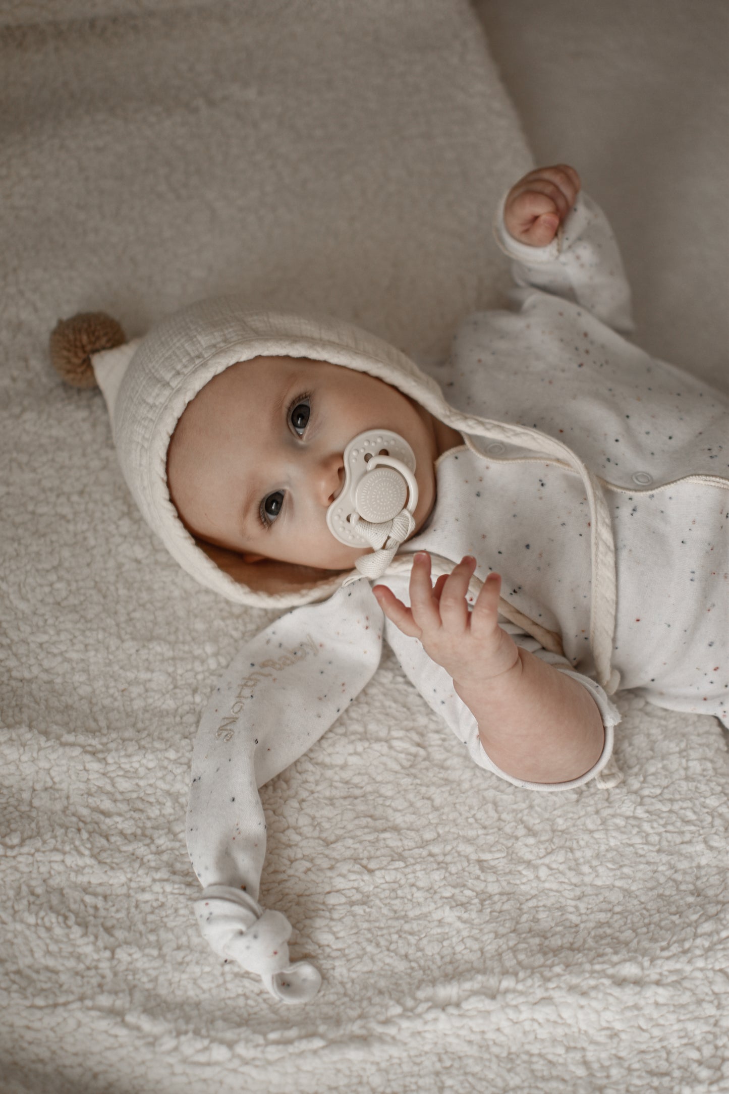 Organic Baby Onesie/WHITE MILK