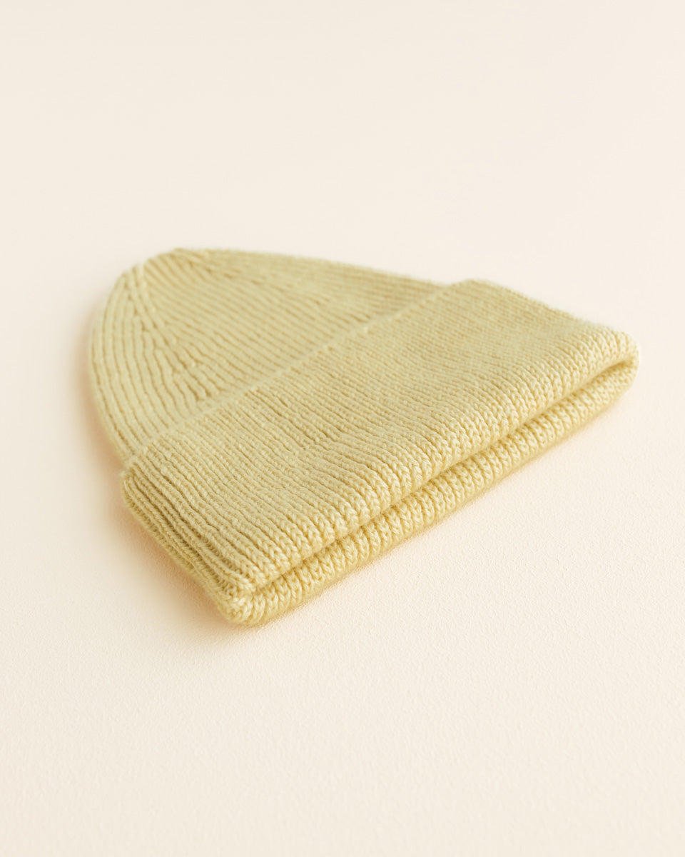 Beanie Fonzie/Light Yellow